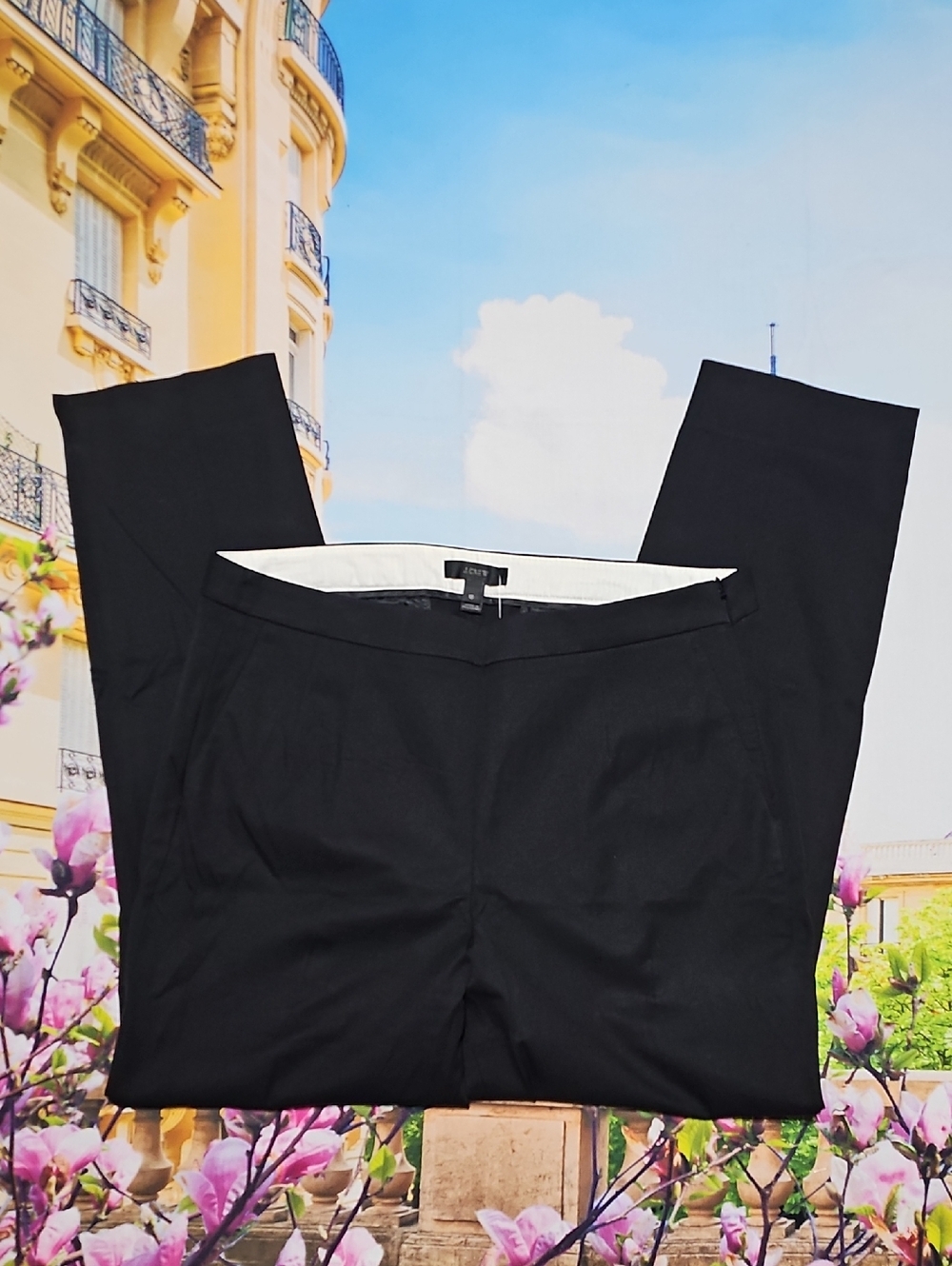 J. Crew High Waist Black Dress Pants Trousers Size 10 New